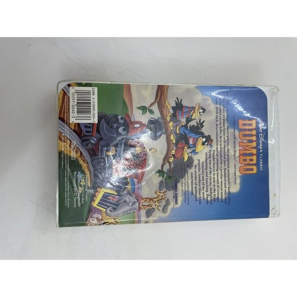 Disney VHS Dumbo 1999 Animated Movie White Clamshell Tape - Picture 4 of 8